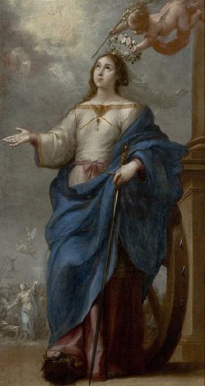 Bartolome Esteban Murillo Saint Catherine of Alexandria